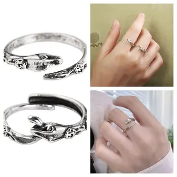 1 шт. Кольца в корейском стиле, кольцо на палец в виде змеи, кольцо с нестандартным темпераментом, Преувеличенное кольцо, Индивидуальное кольцо в стиле панк, женские открытые кольца