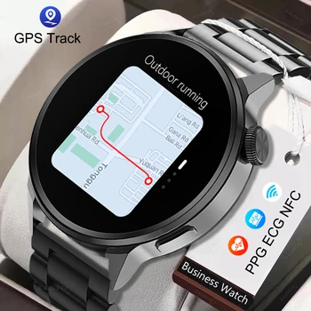 2023 Новые Смарт-Часы NFC Для Мужчин Smart Bluetooth Call Sport GPS Track Smartwatch Для Женщин Heart Rate ECG PPG Smartwatch Для Android ios