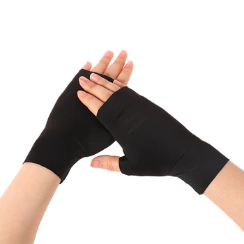 2шт Перчатки для ногтей с защитой от ультрафиолета, Защитная перчатка с УФ-гелем, Инструменты для маникюра без пальцев, светодиодная лампа, сушилка для ногтей, Радиационная рука