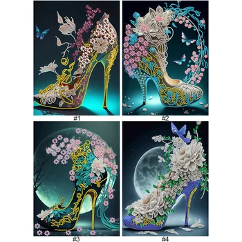 5D DIY Частичная Алмазная роспись сверлом специальной формы Комплект для домашнего декора на высоких каблуках