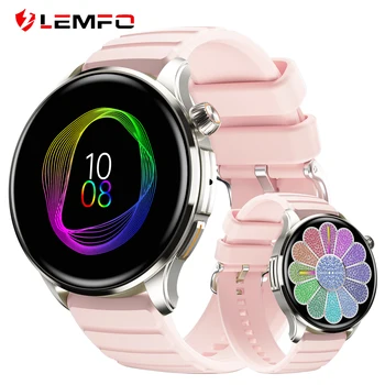 LEMFO AMOLED Smartwatch IP68 водонепроницаемые 5 дней автономной работы Умные часы для мужчин женщин поддержка Bluetooth Вызова 1.43 