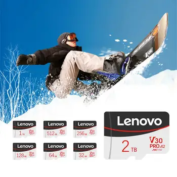 Lenovo 2TB Memory SD Card Высокоскоростная TF SD-Карта 256GB 128GB Флэш-Карта Mini SD Card Прямая Поставка Для Телефона/Компьютера/Камеры