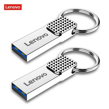 Lenovo 2TB Memory Stick 1TB USB 3.0 Высокоскоростной Флэш-Накопитель 512GB Жесткий Диск 2TB Металлический Мини-Ключ-Накопитель Для ПК Car Musie