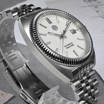San Martin Оригинальные Повседневные Спортивные Мужские часы С эмалированным циферблатом YN55 Luxury Dive Мужские Автоматические Механические часы Sapphire 10ATM BGW-9
