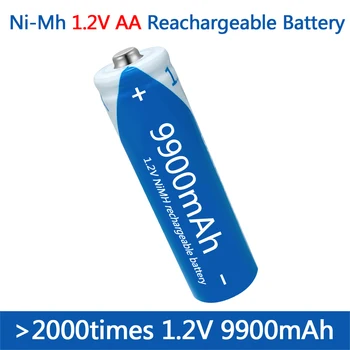 Батарея типа АА 1,2 В аккумуляторная батарея NIMH Аккумулятор большой емкости 9900 мАч аккумуляторная батарея для игрушек Мышь с дистанционным управлением