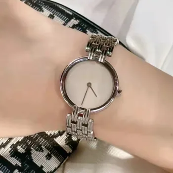 Высококачественные роскошные женские часы с минималистичным темпераментом, из стальной ленты, которая не ржавеет и не выцветает, бесплатная доставка