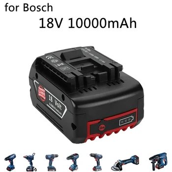 Для Bosch18V Аккумулятор 10,0 Ач Литий-ионный Электроинструмент Аккумуляторная Батарея Электрическая Дрель Подходит Для моделей BAT609, BAT618, BAT610