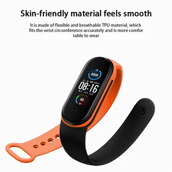 Для Xiaomi Mi Band 6 Ремешок, соответствующий цвету силиконового ремня, сменный ремешок для часов, браслет Pulseira Smart Sports Фитнес-запястье