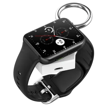 Док-станция для зарядного устройства 5 В с брелоком для ключей Замена подставки для портативного зарядного устройства Аксессуары для смарт-часов для OPPO Watch 3/Watch 2/3 Pro