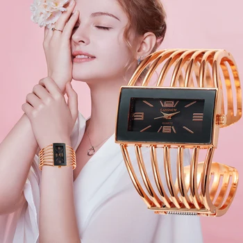 Женские часы Sdotter, Новый роскошный стальной браслет, модный прямоугольный маленький циферблат, женский браслет, кварцевые наручные часы, часы Hot Montr