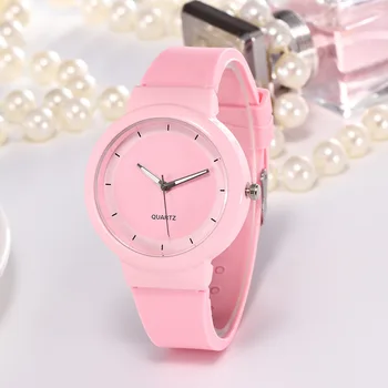 Модные Наручные Часы Карамельного Цвета, Корейские Силиконовые Желеобразные Часы, Модные Женские Часы Reloj Mujer, Подарки для Женщин Reloj Mujer