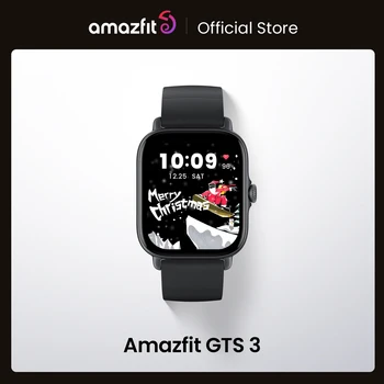 Новые Смарт-часы Amazfit GTS 3 GTS3 GTS-3 Zepp OS Alexa с 1,75-дюймовым AMOLED дисплеем, 12-дневный срок службы батареи, Смарт-часы для Andriod