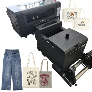 печатная машина для печати на ткани для футболок с теплопередачей из рулона пэт-пленки формата А3 30 см с порошковым встряхиванием, принтер Dtf для прямой печати на пленку