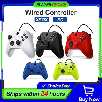 Проводной контроллер для Видеоигр Xbox One, ДжоЙстик для Microsoft Xbox One, Тонкий Геймпад, Джойстик для ПК с Windows, Джойстик