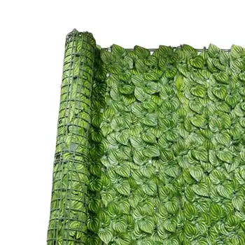 Реалистичное ограждение из искусственных листьев 0, 5 м x 1 м для украшения балкона и патио Зелеными листьями укропа