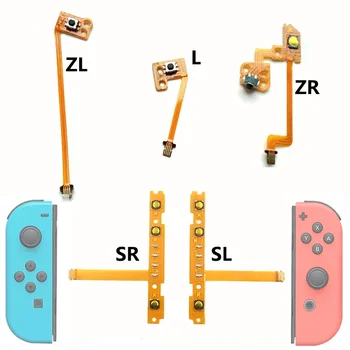 Ремонт Ключа Кнопка Гибкий Кабель Печатной платы для Nintendo Switch JoyCon NS Замена ZL ZR L SL SR Левая Правая Кнопка Ключ Лента Гибкий Кабель