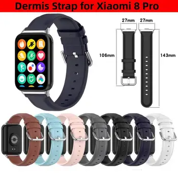 Сменный браслет для Xiaomi 8 Pro Ремешок для часов Кожаный ремешок для спортивных часов Регулируемый браслет Смарт-аксессуары