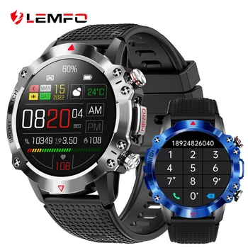 Спортивные часы LEMFO для мужчин 100 + режимов 450 мАч 7 дней автономной работы KR10 smartwatch Bluetooth Call smart watch 1.4 
