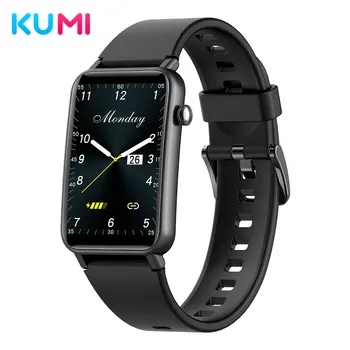 Умные часы KUMI U3 1,57 дюйма Bluetooth Вызов Спорт Фитнес Пульсометр Монитор кислорода в крови IP68 Водонепроницаемые Женские Умные часы