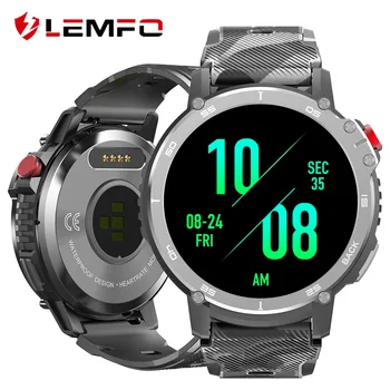 Умные часы LEMFO C22 для мужчин IP68 водонепроницаемые, 7 дней автономной работы, поддержка 4G ROM, подключение наушников Bluetooth, Умные часы 2023